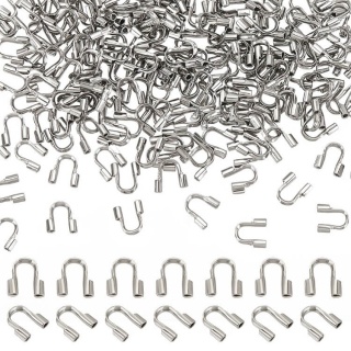 Horseshoe cable cover stainless steel 5x4.5 mm 10 pcs