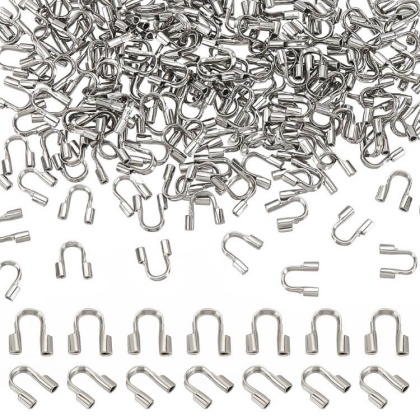 Horseshoe cable cover stainless steel 5x4.5 mm 10 pcs