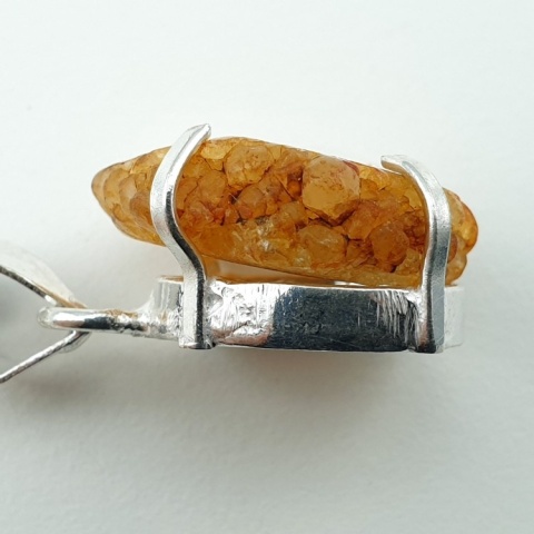 Solar quartz pendant 22x20 mm no 123