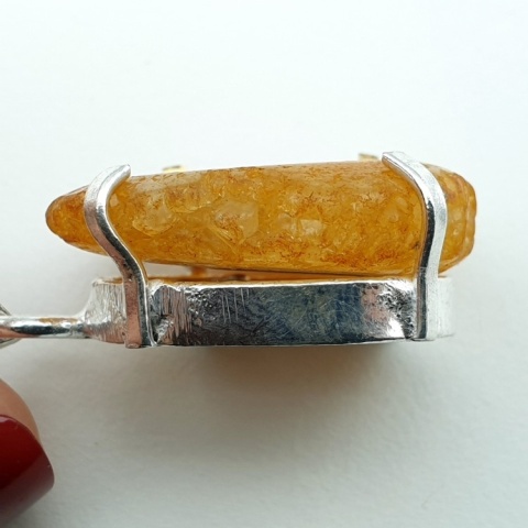 Solar quartz pendant 24x19 mm no 119 Solar quartz pendant 24x19 mm no 119
