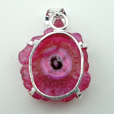 Solar quartz pendant 24x24 mm no 145 Solar quartz pendant 24x24 mm no 145