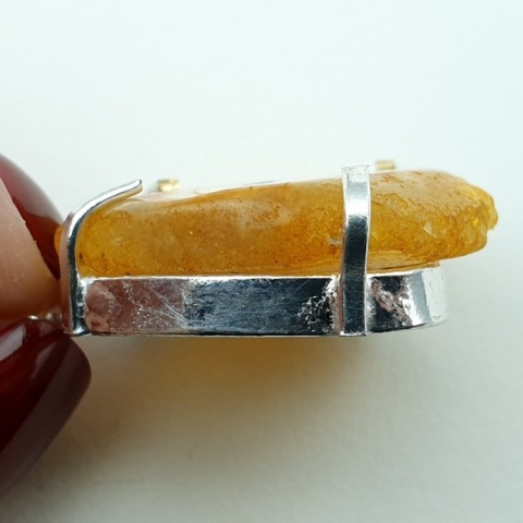 Solar quartz pendant 26x24 mm no 104 Solar quartz pendant 26x24 mm no 104