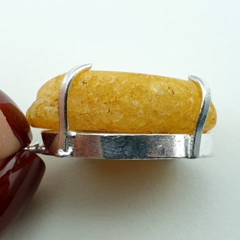 Solar quartz pendant 27x22 mm no 117 Solar quartz pendant 27x22 mm no 117