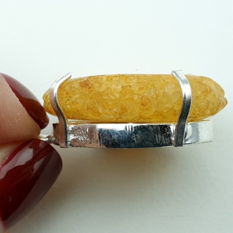 Solar quartz pendant 28x24 mm no 114 Solar quartz pendant 28x24 mm no 114