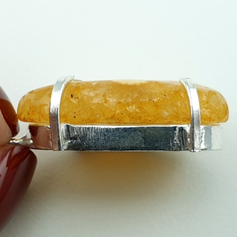 Solar quartz pendant 29x18 mm no 92
