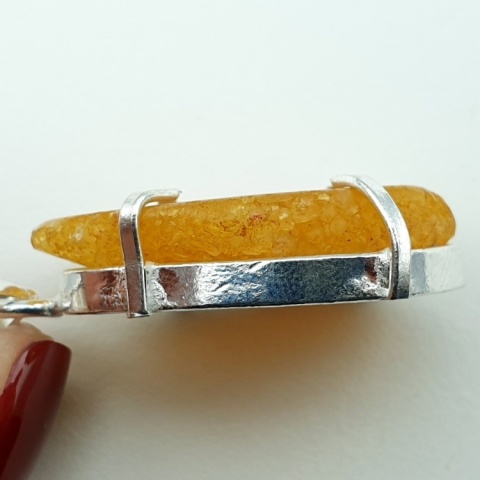Solar quartz pendant 30x20 mm no 111 Solar quartz pendant 30x20 mm no 111