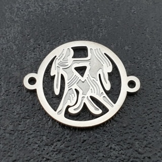 Connector Gemini stainless steel 20.5 mm