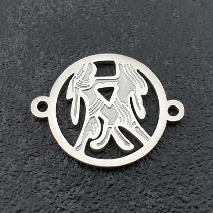 Connector Gemini stainless steel 20.5 mm