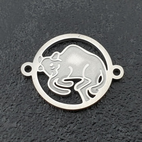 Connector Taurus stainless steel 20.5 mm Connector Taurus stainless steel 20.5 mm