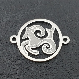 Connector Capricorn stainless steel 20.5 mm
