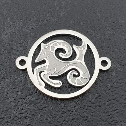 Connector Capricorn stainless steel 20.5 mm