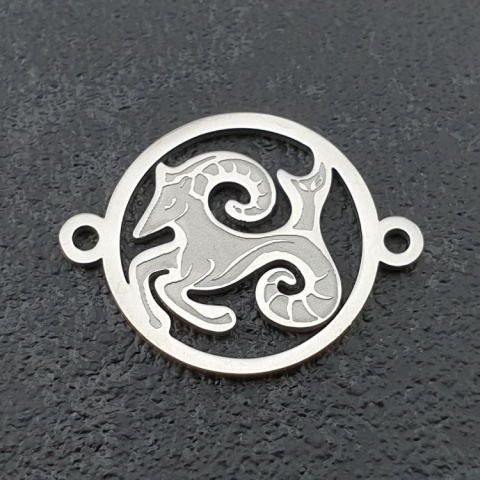 Connector Capricorn stainless steel 20.5 mm Connector Capricorn stainless steel 20.5 mm