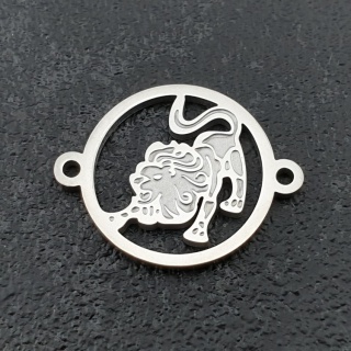 Connector Leo stainless steel 20.5 mm