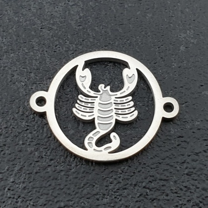 Connector Scorpio stainless steel 20.5 mm