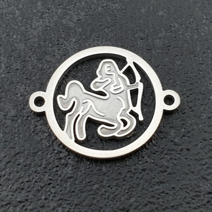 Connector Sagittarius stainless steel 20.5 mm