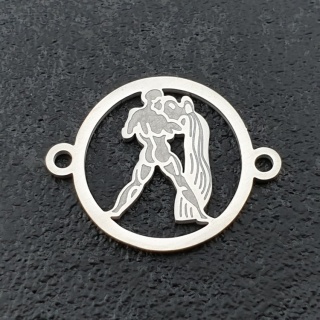 Connector Aquarius stainless steel 20.5 mm