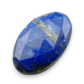 Lapis lazuli faceted cabochon 25x16 mm no 10
