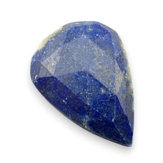 Lapis lazuli faceted cabochon 25x18 mm no 17