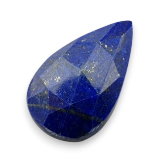 Lapis lazuli faceted cabochon 26x15 mm no 12