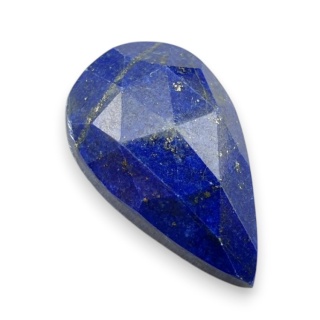 Lapis lazuli faceted cabochon 26x15 mm no 12
