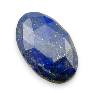 Lapis lazuli faceted cabochon 27x17 mm no 8