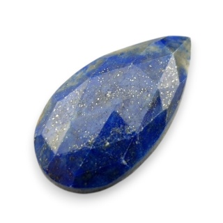 Lapis lazuli faceted cabochon 28x15 mm no 1