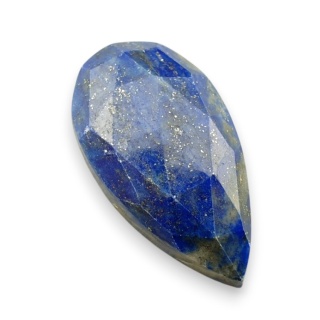 Lapis lazuli faceted cabochon 28x15 mm no 1