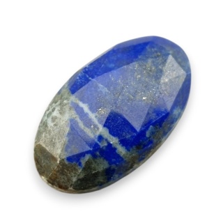 Lapis lazuli faceted cabochon 28x16 mm no 19
