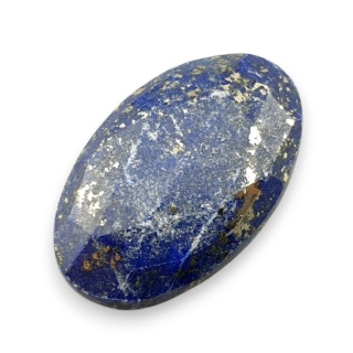 Lapis lazuli faceted cabochon 28x17 mm no 5