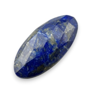 Lapis lazuli faceted cabochon 31x14 mm no 7