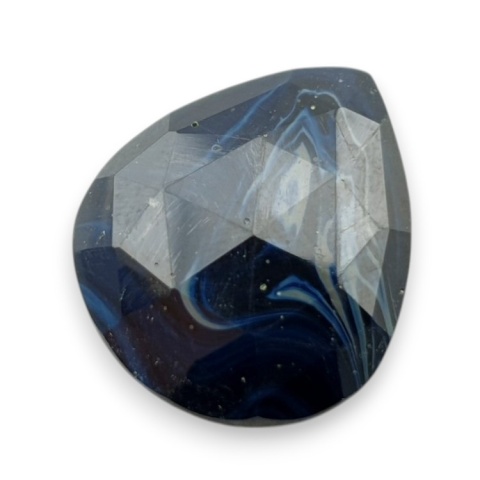 Leland blue faceted cabochon 24x21 mm no 27 Leland blue faceted cabochon 24x21 mm no 27