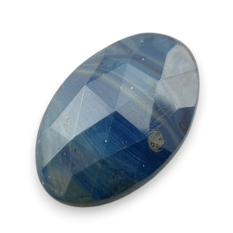 Leland blue faceted cabochon 25x16 mm no 35 Leland blue faceted cabochon 25x16 mm no 35