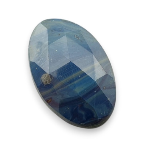 Leland blue faceted cabochon 25x16 mm no 35 Leland blue faceted cabochon 25x16 mm no 35