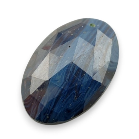 Leland blue faceted cabochon 27x18 mm no 23 Leland blue faceted cabochon 27x18 mm no 23