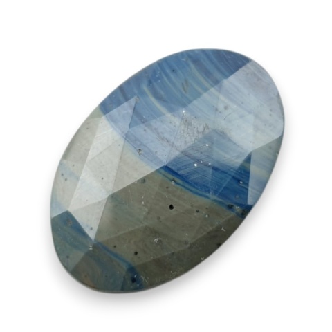 Leland blue faceted cabochon 28x18 mm no 16 Leland blue faceted cabochon 28x18 mm no 16