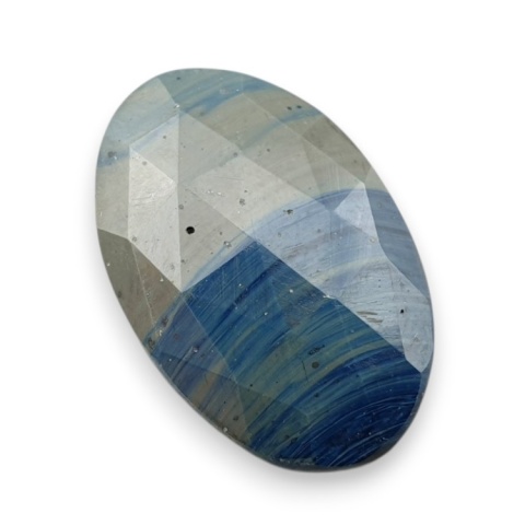 Leland blue faceted cabochon 28x18 mm no 16 Leland blue faceted cabochon 28x18 mm no 16