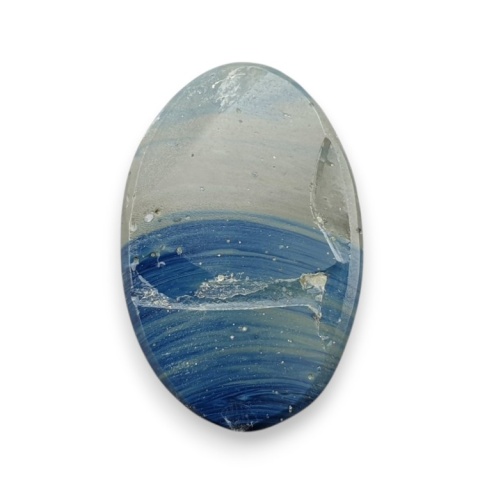 Leland blue faceted cabochon 28x18 mm no 16 Leland blue faceted cabochon 28x18 mm no 16