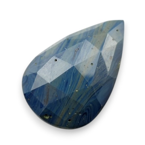 Leland blue faceted cabochon 28x18 mm no 24 Leland blue faceted cabochon 28x18 mm no 24