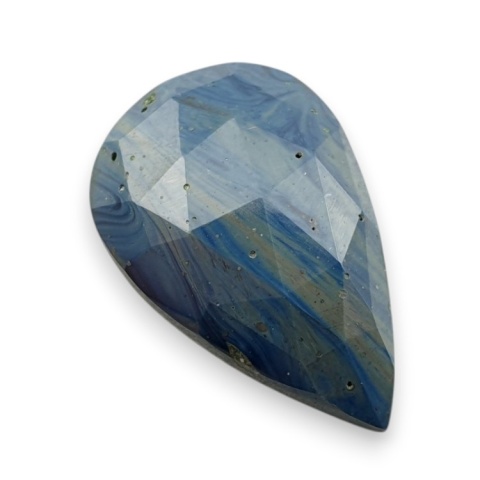Leland blue faceted cabochon 28x18 mm no 24 Leland blue faceted cabochon 28x18 mm no 24
