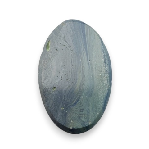 Leland blue faceted cabochon 28x18 mm no 33