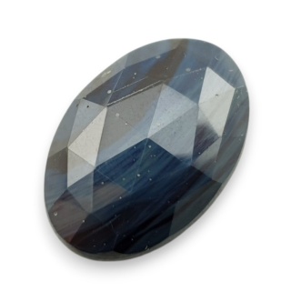 Leland blue faceted cabochon 28x19 mm no 18