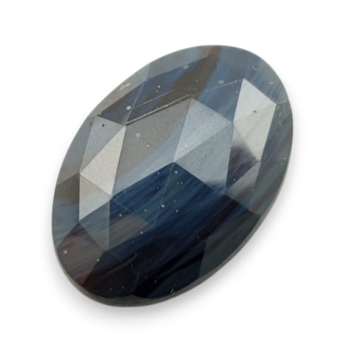 Leland blue faceted cabochon 28x19 mm no 18 Leland blue faceted cabochon 28x19 mm no 18