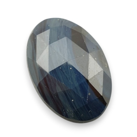 Leland blue faceted cabochon 28x19 mm no 18 Leland blue faceted cabochon 28x19 mm no 18