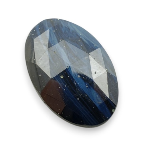 Leland blue faceted cabochon 29x20 mm no 9 Leland blue faceted cabochon 29x20 mm no 9