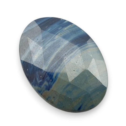 Leland blue faceted cabochon 29x21 mm no 22 Leland blue faceted cabochon 29x21 mm no 22