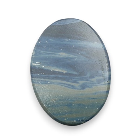 Leland blue faceted cabochon 29x21 mm no 22 Leland blue faceted cabochon 29x21 mm no 22