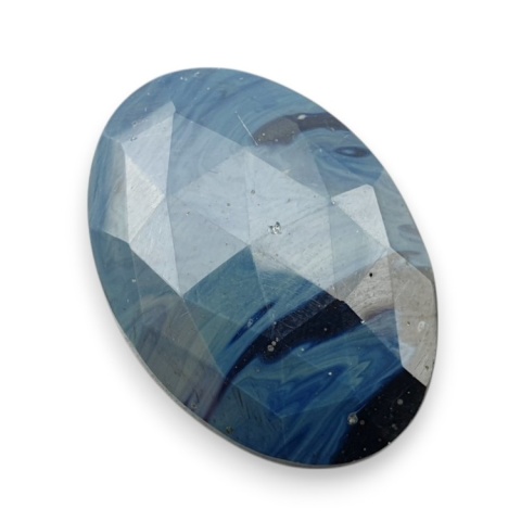 Leland blue faceted cabochon 29x21 mm no 34 Leland blue faceted cabochon 29x21 mm no 34