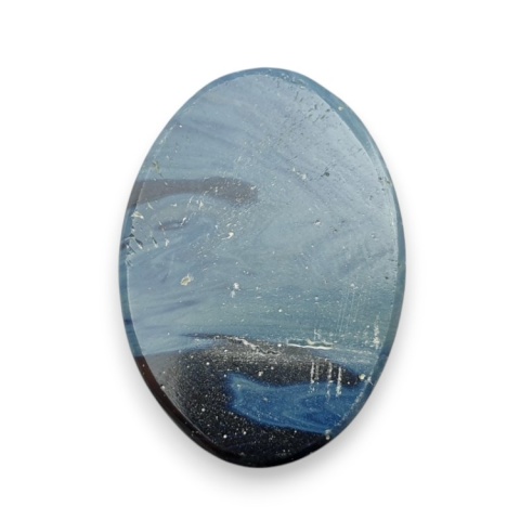 Leland blue faceted cabochon 29x21 mm no 34 Leland blue faceted cabochon 29x21 mm no 34