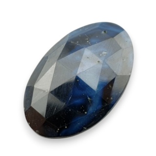 Leland blue faceted cabochon 30x19 mm no 6