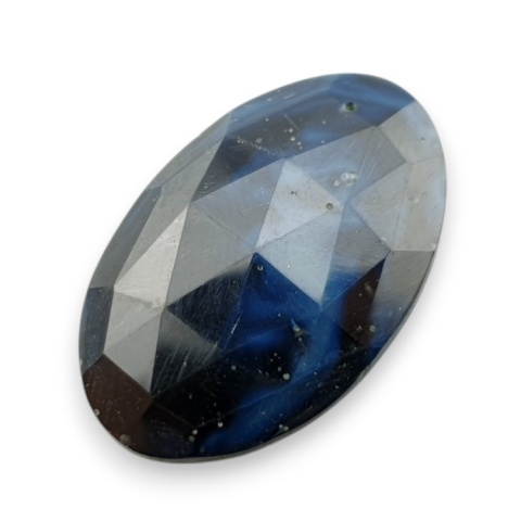 Leland blue faceted cabochon 30x19 mm no 6 Leland blue faceted cabochon 30x19 mm no 6